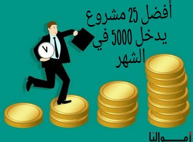 أفضل 24 مشروع يدخل 5000 دولار في الشهر ودخل مضمون