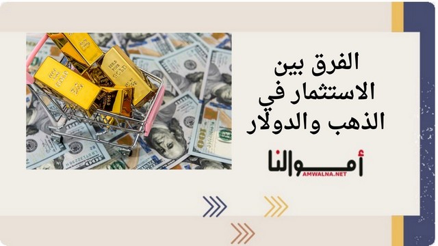 الفرق بين الاستثمار في الذهب والدولار (أيهما أفضل للاستثمار !)