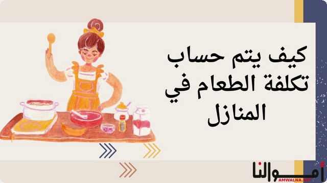 حساب تكلفة الطعام