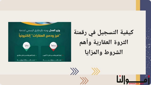 خطوة بخطوة .. التسجيل في رقمنة الثروة العقارية