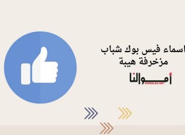اسماء فيس بوك شباب