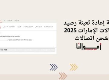 تعبئة رصيد اتصالات الإمارات